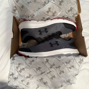 Under Armour Gray and Black UA Surge 2 Shoes